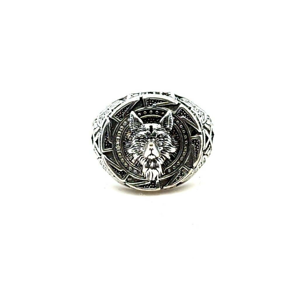 Silver Wolf‎ Ring
